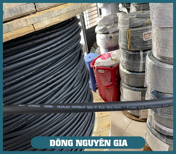 Cáp cao su 450/750V H07RN-F CLASS 5